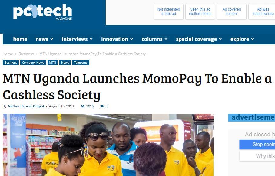 Media Age MTN Momo Pay